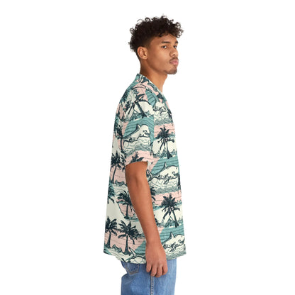 Men's Vintage Tropical Hawaiian Shirt